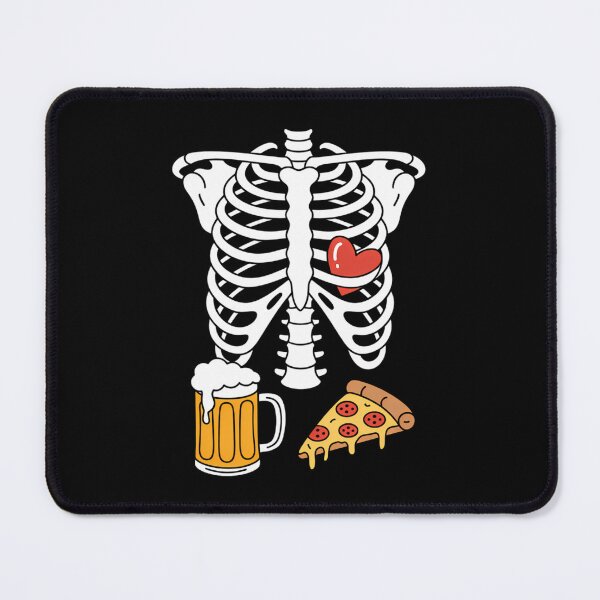 Item preview, Skeleton Pizza Beer Funny Halloween Pregnancy designed and sold by savrmiller.