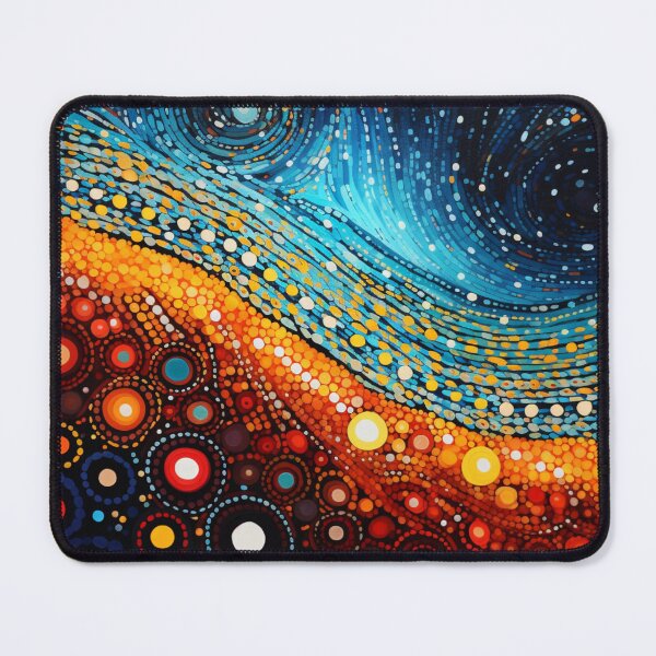 Item preview, Aboriginal Inspired Dot Art - With Magma and Water designed and sold by GrinGalore.