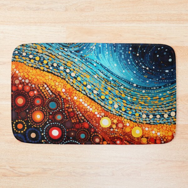 Item preview, Aboriginal Inspired Dot Art - With Magma and Water designed and sold by GrinGalore.