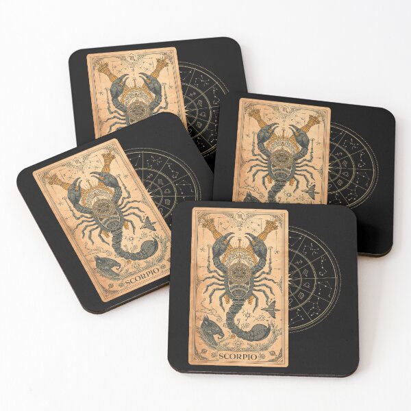 Item preview, zodiac signs, scorpio, vintage card, a gift for everyone, designed and sold by miro-bob-design.