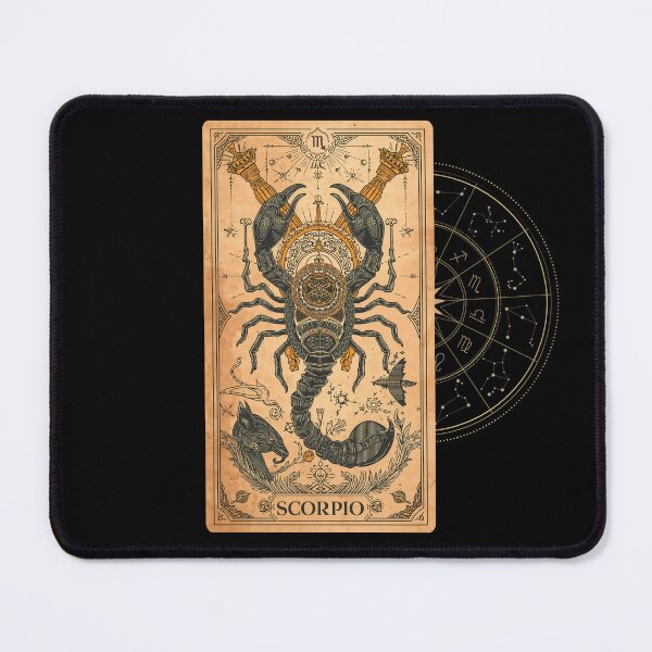 Item preview, zodiac signs, scorpio, vintage card, a gift for everyone, designed and sold by miro-bob-design.