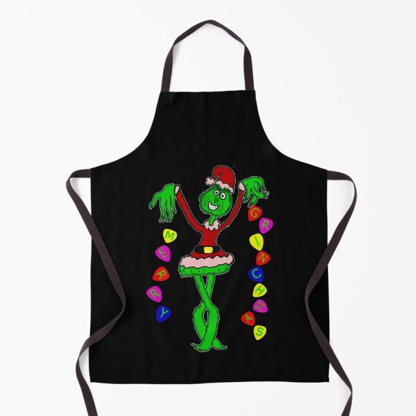 Item preview, Green Retro Cartoon Christmas Mischief designed and sold by ExcitingWright.
