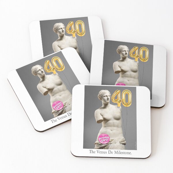 Item preview, The Venus De Milestone - Birthday Humour designed and sold by IanBakerToons.