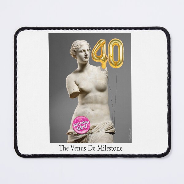 Item preview, The Venus De Milestone - Birthday Humour designed and sold by IanBakerToons.