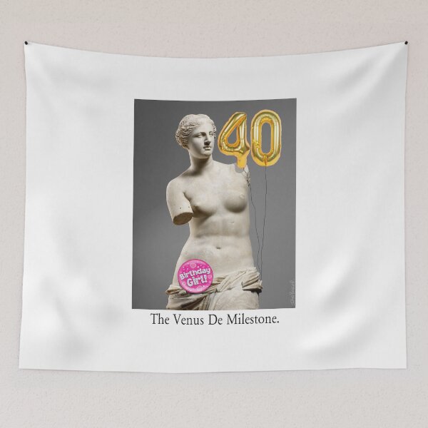 Item preview, The Venus De Milestone - Birthday Humour designed and sold by IanBakerToons.