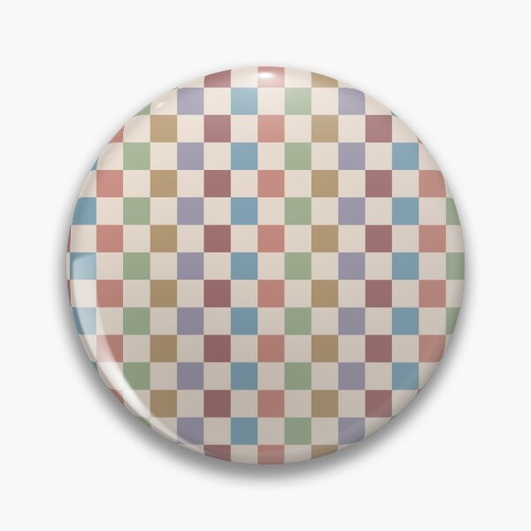 Item preview, Seamless abstract pattern of small multicolored squares in a grid arrangement Muted pastel color palette designed and sold by Crispifly.