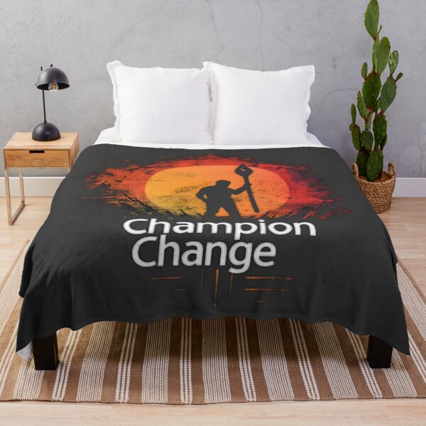 Item preview, Champion of Change Silhouette with Sunset Art designed and sold by Jackflash2023.