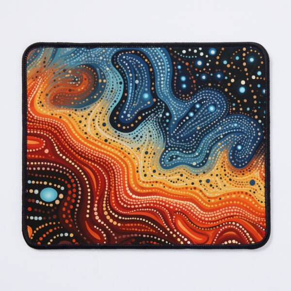 Item preview, Aboriginal Inspired Dot Art - With Lava Beauty designed and sold by GrinGalore.