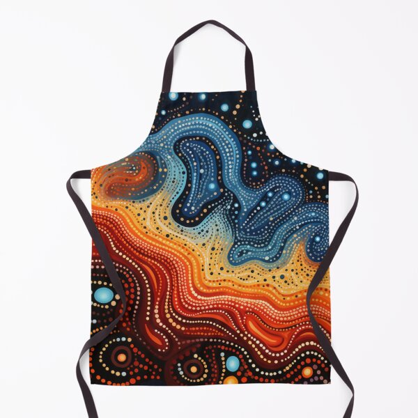 Item preview, Aboriginal Inspired Dot Art - With Lava Beauty designed and sold by GrinGalore.