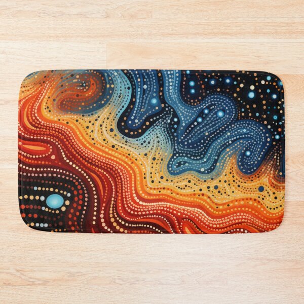 Item preview, Aboriginal Inspired Dot Art - With Lava Beauty designed and sold by GrinGalore.