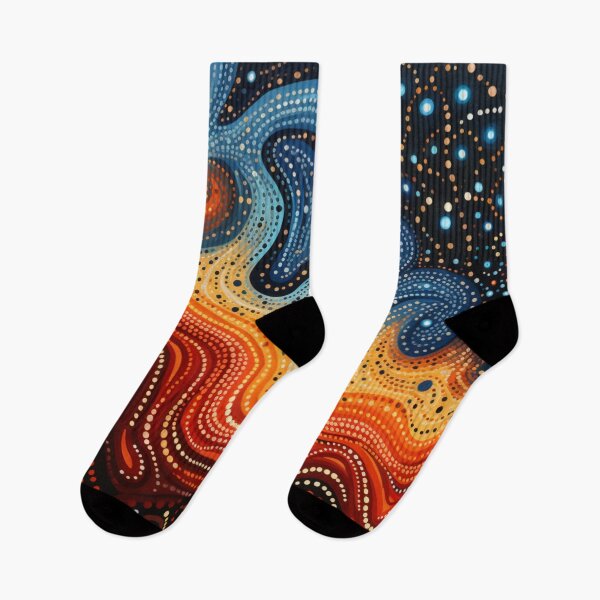 Item preview, Aboriginal Inspired Dot Art - With Lava Beauty designed and sold by GrinGalore.