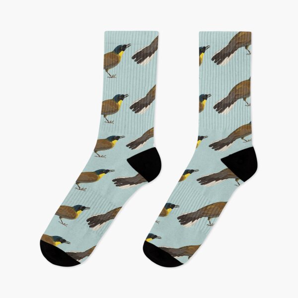 Item preview, B is for Blue Crowned Laughing Thrush,Blue-crowned Laughingthrush Collection | Rare Bird Art & Wildlife Designs designed and sold by PrettylittlepastelUk.