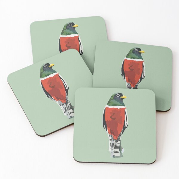 Item preview, T is for Trogan,Trogon Bird Collection | Exotic Bird Art & Wildlife Designs designed and sold by PrettylittlepastelUk.