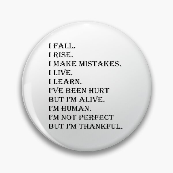 Item preview, I fall I rise I make mistakes designed and sold by santoshputhran.
