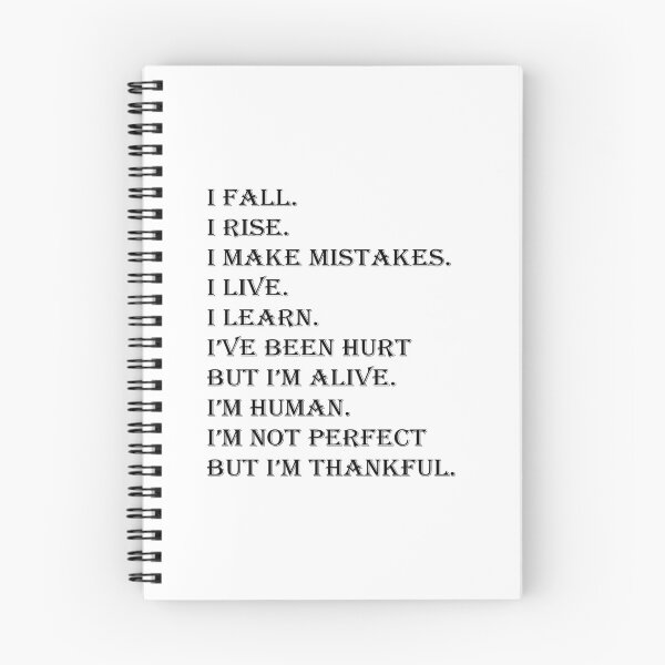 Item preview, I fall I rise I make mistakes designed and sold by santoshputhran.