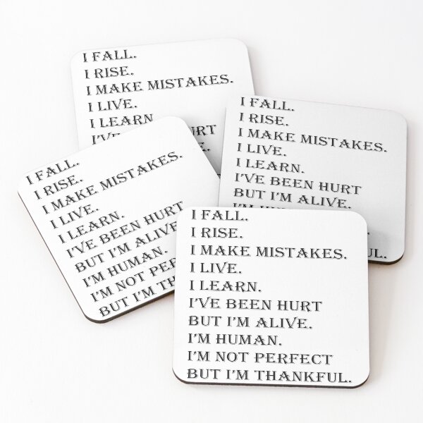 Item preview, I fall I rise I make mistakes designed and sold by santoshputhran.