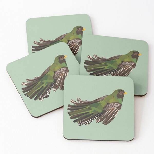 Item preview, T is for Trogan,Trogon Bird Collection | Exotic Bird Art & Wildlife Designs designed and sold by PrettylittlepastelUk.
