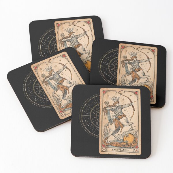 Item preview, zodiac signs, sagittarius, vintage card, a gift for everyone, designed and sold by miro-bob-design.