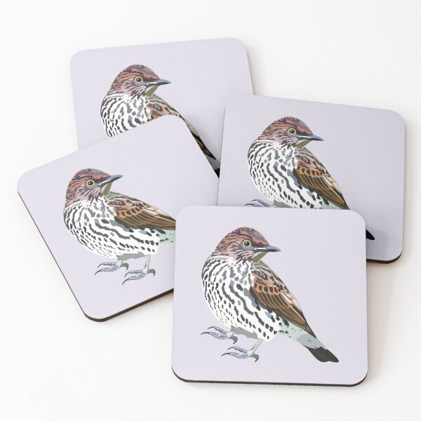 Item preview, V is for Violet Backed Starling,Violet-backed Starling Collection | Exotic Bird Art & Wildlife Designs designed and sold by PrettylittlepastelUk.