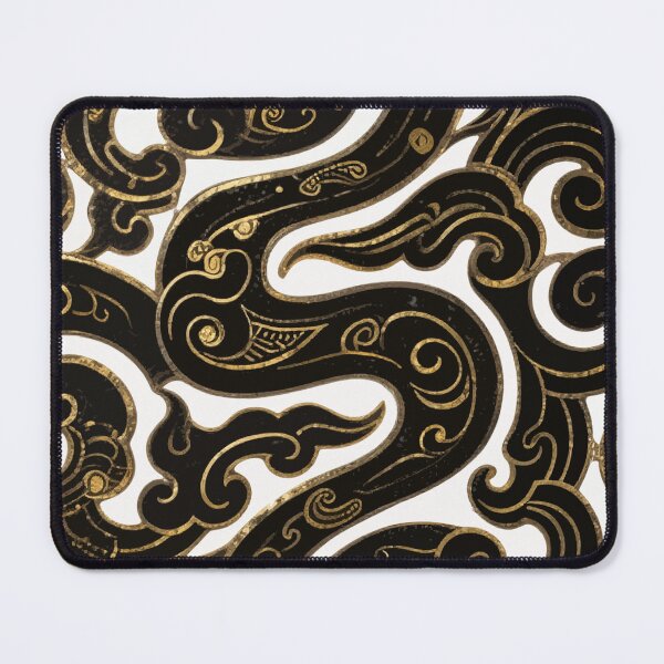 Item preview, Bold Golden Dragon Scroll Motif designed and sold by zzz888.