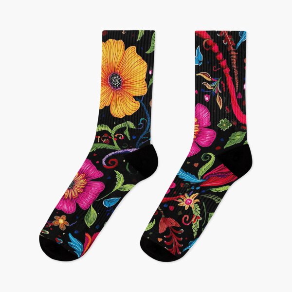Item preview, Traditional Mexican Floral Embroidery 31 designed and sold by Tom-Johnson.