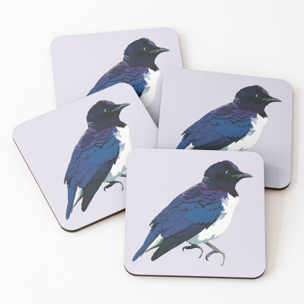Item preview,  V is for Violet Backed Starling,Violet-backed Starling Collection | Exotic Bird Art & Wildlife Designs designed and sold by PrettylittlepastelUk.