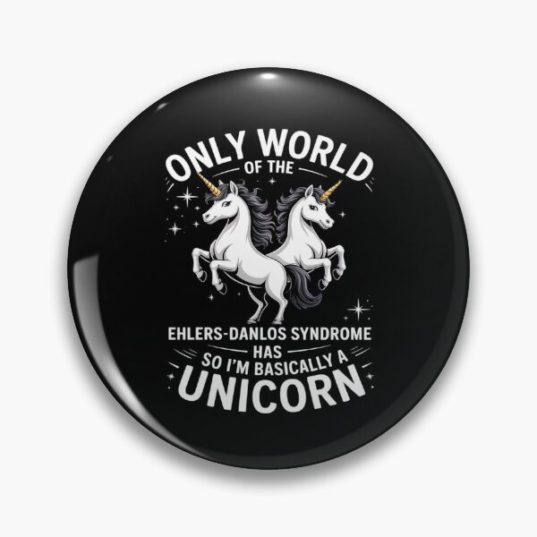Item preview, Ehlers Danlos Syndrome EDS Zebra Stripes Unicorn designed and sold by itsnothatweird.