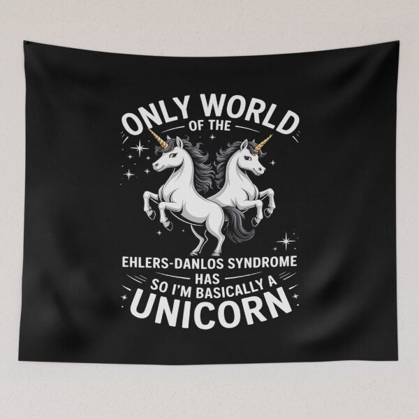 Item preview, Ehlers Danlos Syndrome EDS Zebra Stripes Unicorn designed and sold by itsnothatweird.