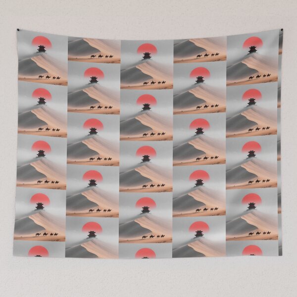 Item preview, Mystical Desert Pagoda Journey designed and sold by zzz888.