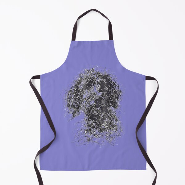 Item preview, Scribble Dog Abstract Art Portrait By Merch, Limited Edition, Perfect Gift For You And Friends designed and sold by Michael Underwood.