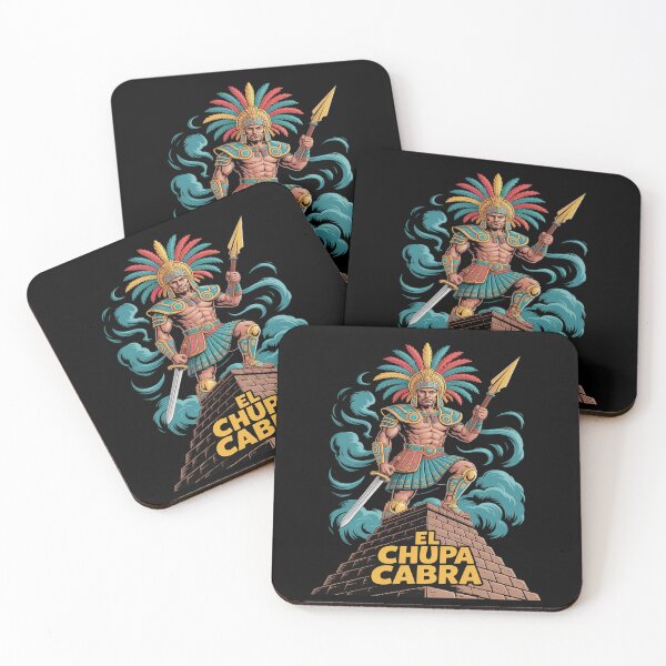 Item preview, El Chupacabra Warrior Cryptid Mythology Legends designed and sold by itsnothatweird.