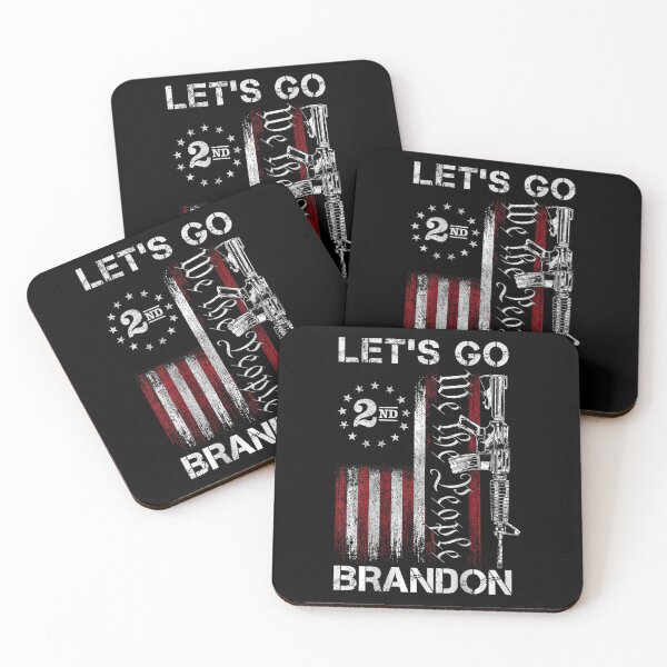 Item preview, Gun American Flag Patriots Let's Go Brandon (ON BACK) 		 designed and sold by ekoenebrqp6.