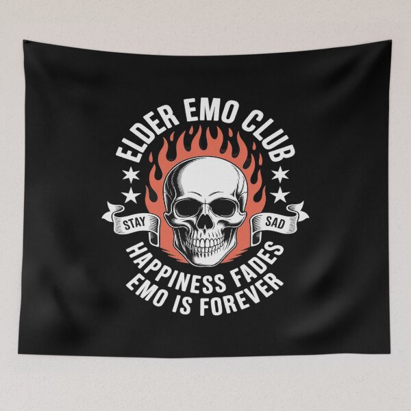 Item preview, Elder Emo Forever Club Happiness Fades so Stay Sad designed and sold by itsnothatweird.