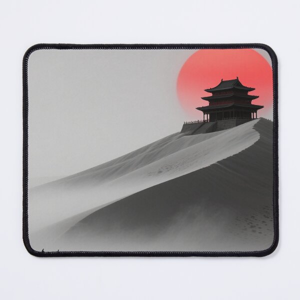Item preview, Monochromatic Desert Pagoda Caravan designed and sold by zzz888.
