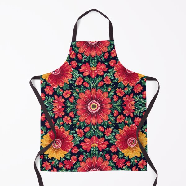 Item preview, Traditional Mexican Floral Embroidery 33 designed and sold by Tom-Johnson.