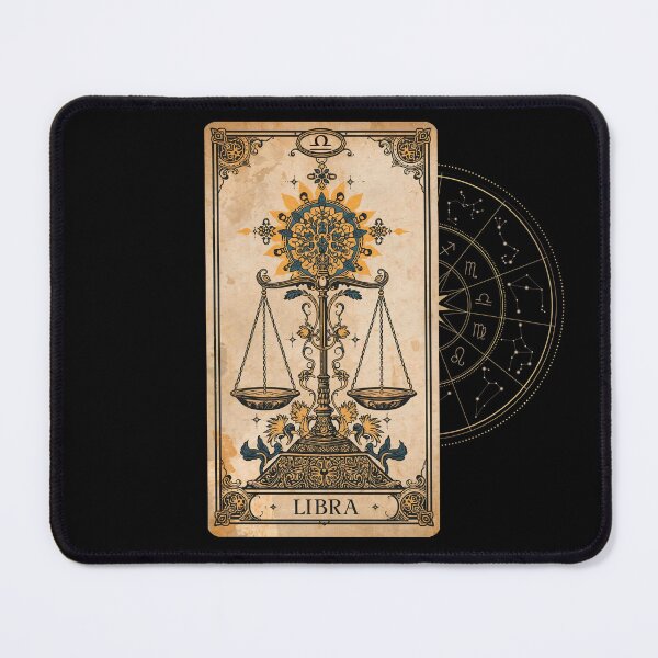 Item preview, zodiac signs, libra, vintage card, a gift for everyone, designed and sold by miro-bob-design.