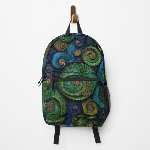 Item preview, New Zealand Māori Paua Pattern Koru Design 550 designed and sold by GrinGalore.