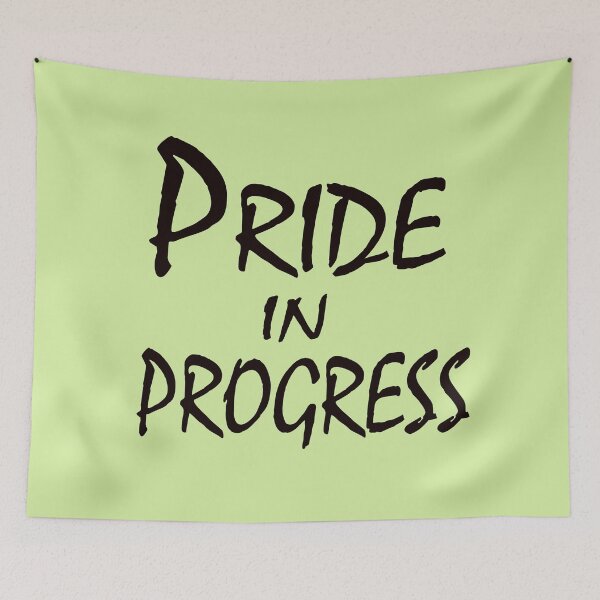 Item preview, Pride in Progress – Motivational Growth Quote Design designed and sold by ArtNestVerse.