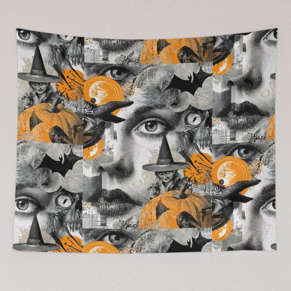 Item preview, Spooky Halloween Collage designed and sold by bapupa.