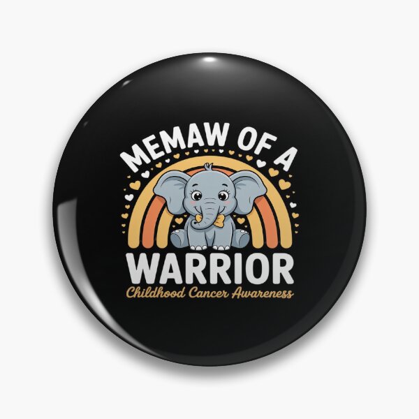 Item preview, Elephant Memaw Of A Warrior Childhood Cancer Awareness designed and sold by PeteHomenick.