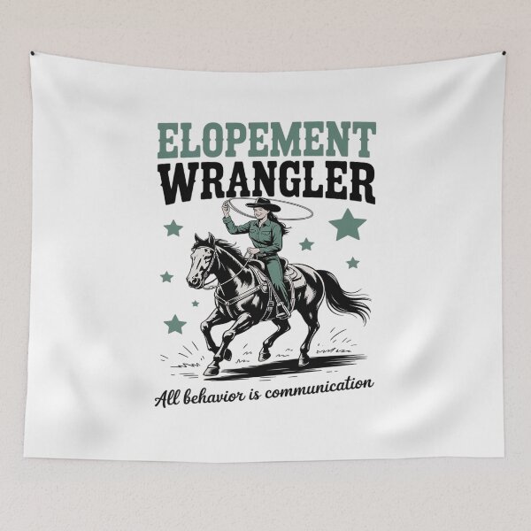 Item preview, Elopement Wrangler RBT Registered Behavior Therapist designed and sold by PeteHomenick.