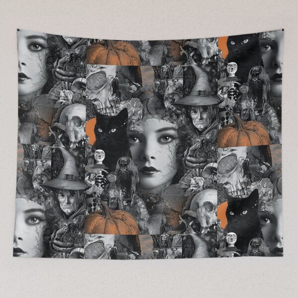 Item preview, Vintage Halloween Collage designed and sold by bapupa.