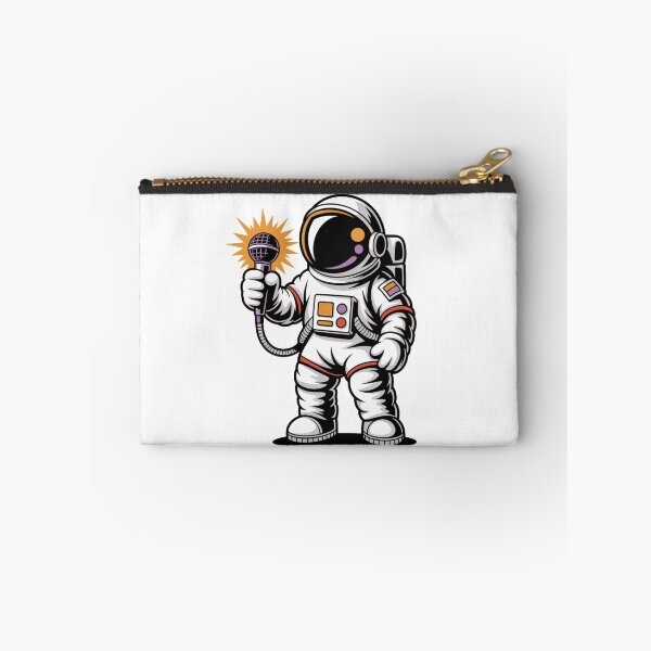 Item preview, Rap Mic Astronaut – Hip-Hop Neon Space Explorer Design designed and sold by ColorSplash123.