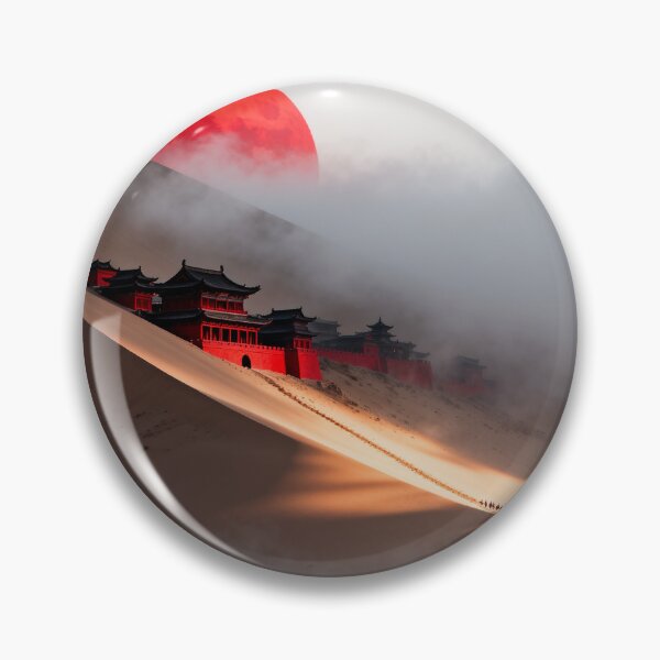Item preview, Epic Desert Fortress Under Crimson Orb designed and sold by zzz888.