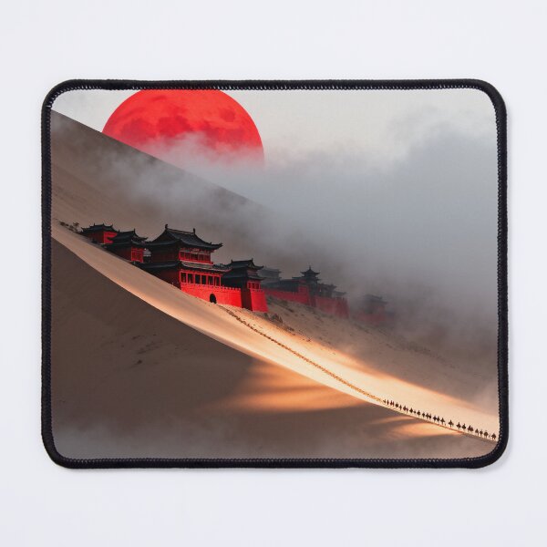 Item preview, Epic Desert Fortress Under Crimson Orb designed and sold by zzz888.