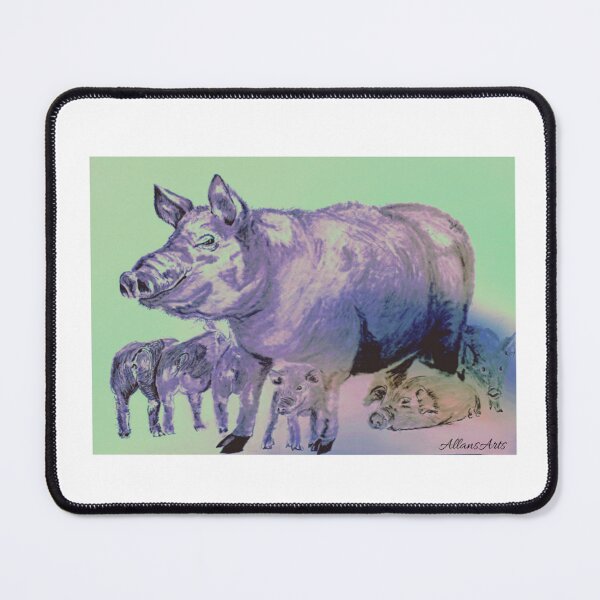 Item preview, Piggies portrait designed and sold by AllansArts.