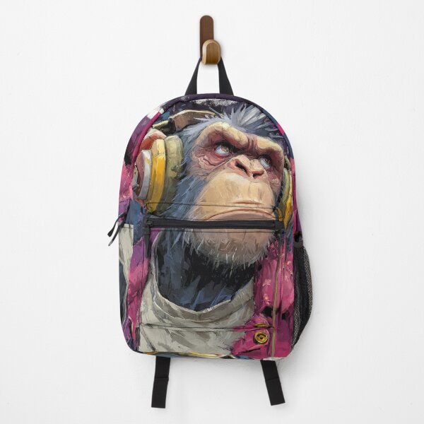 Item preview, Dj Monkey Thinker Colorful Copic Marker With Headphones designed and sold by GrinGalore.
