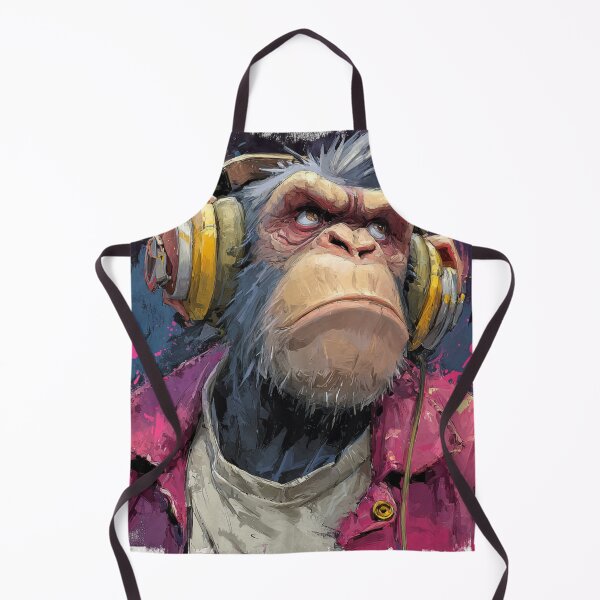Item preview, Dj Monkey Thinker Colorful Copic Marker With Headphones designed and sold by GrinGalore.