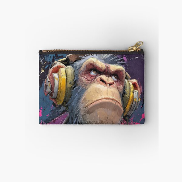 Item preview, Dj Monkey Thinker Colorful Copic Marker With Headphones designed and sold by GrinGalore.