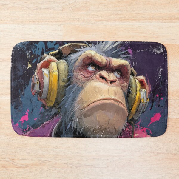 Item preview, Dj Monkey Thinker Colorful Copic Marker With Headphones designed and sold by GrinGalore.